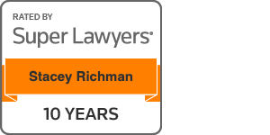Rated by Super Lawyers, Stacey Richman | 10 years
